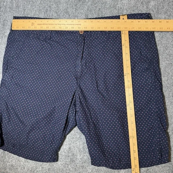 Denim & Supply Ralph Lauren Star Print Shorts‎ Mens Size 42 Navy Red Stars - Picture 8 of 10